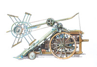 Bell&ndashreaping machine 1826
