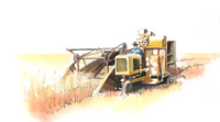 SelbstfahrCombine harvesters Fahr MD–1 Prototyp 1951